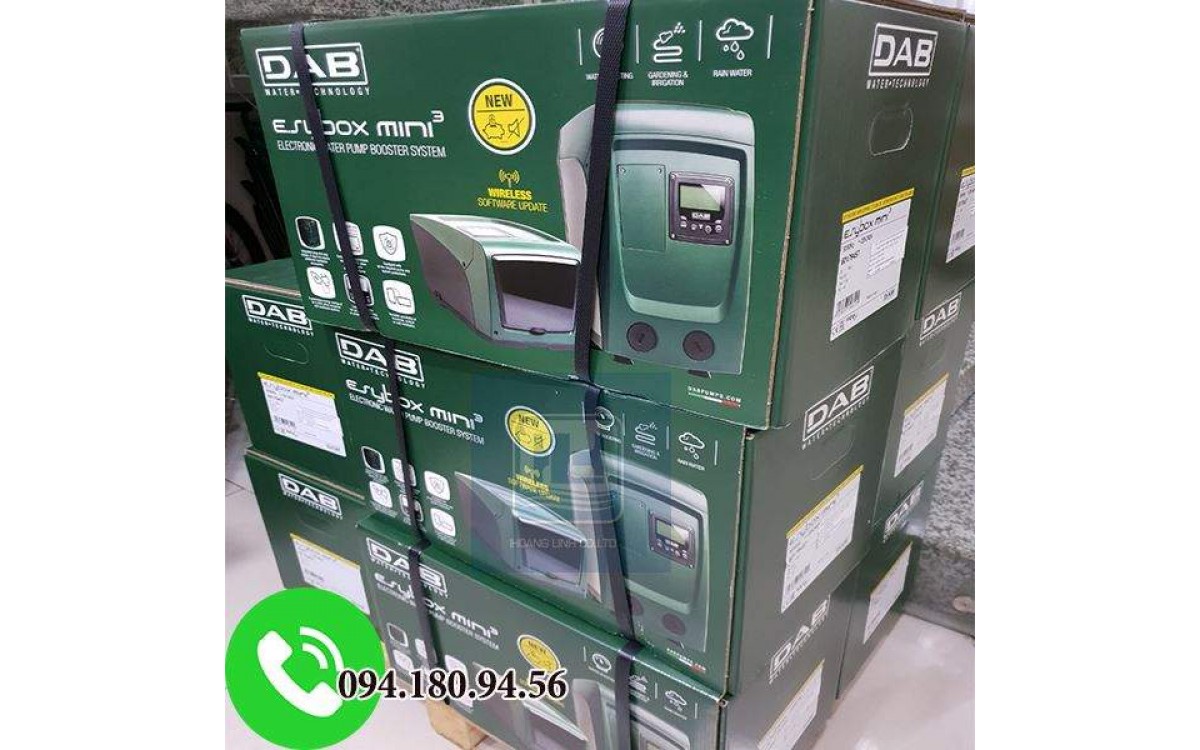 Cần máy bơm tăng áp "Êm" không tiếng động đã có máy bơm E.sybox DAB