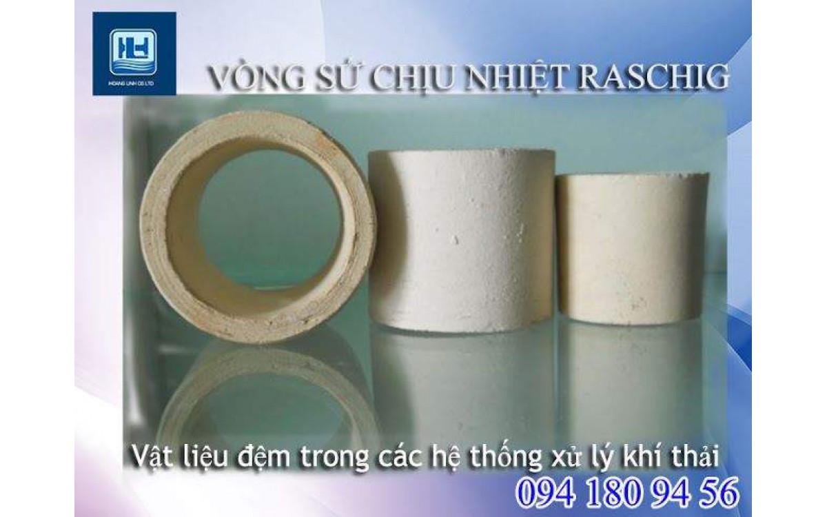 Các đặc tính của vòng sứ Raschig khiến chúng thích hợp cho hệ thống xử lý khí thải