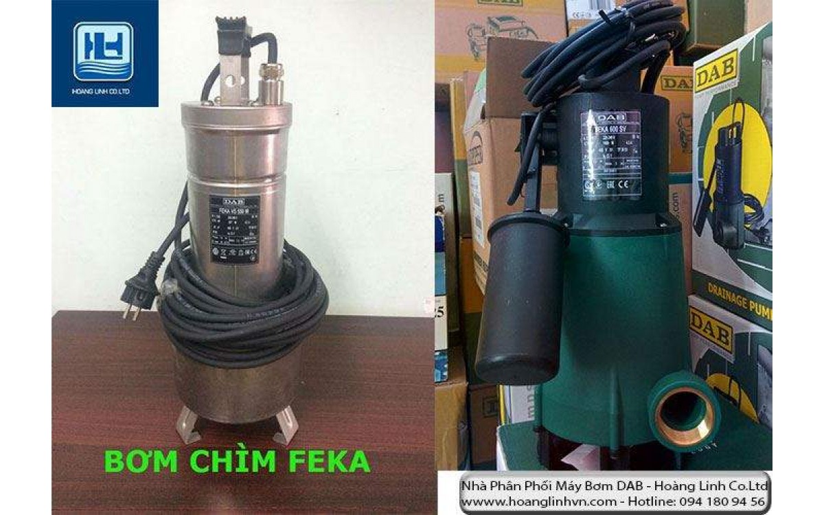 Máy bơm chìm nước thải Feka Vs siêu phẩm bơm chìm trên thế giới