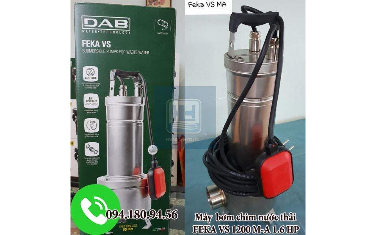 Bơm FEKA VS - dòng bơm chìm với khả năng bơm nước có chứa chất rắn tốt