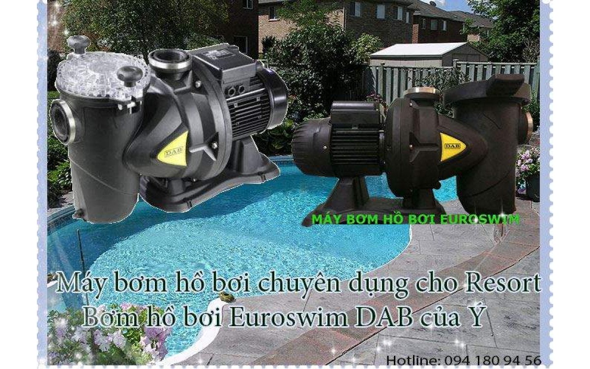Máy bơm hồ bơi chuyên dụng cho resort nghĩ dưỡng