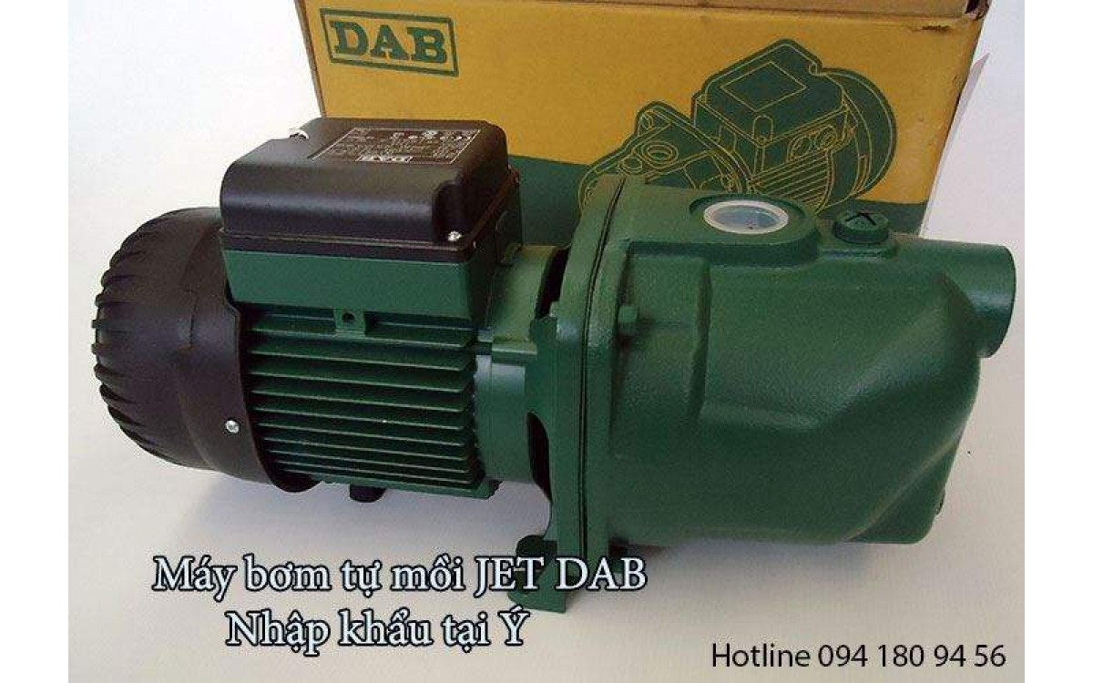 Máy bơm tự mồi JET Dab yên tâm sử dụng với cơ chế vận hành bền bỉ
