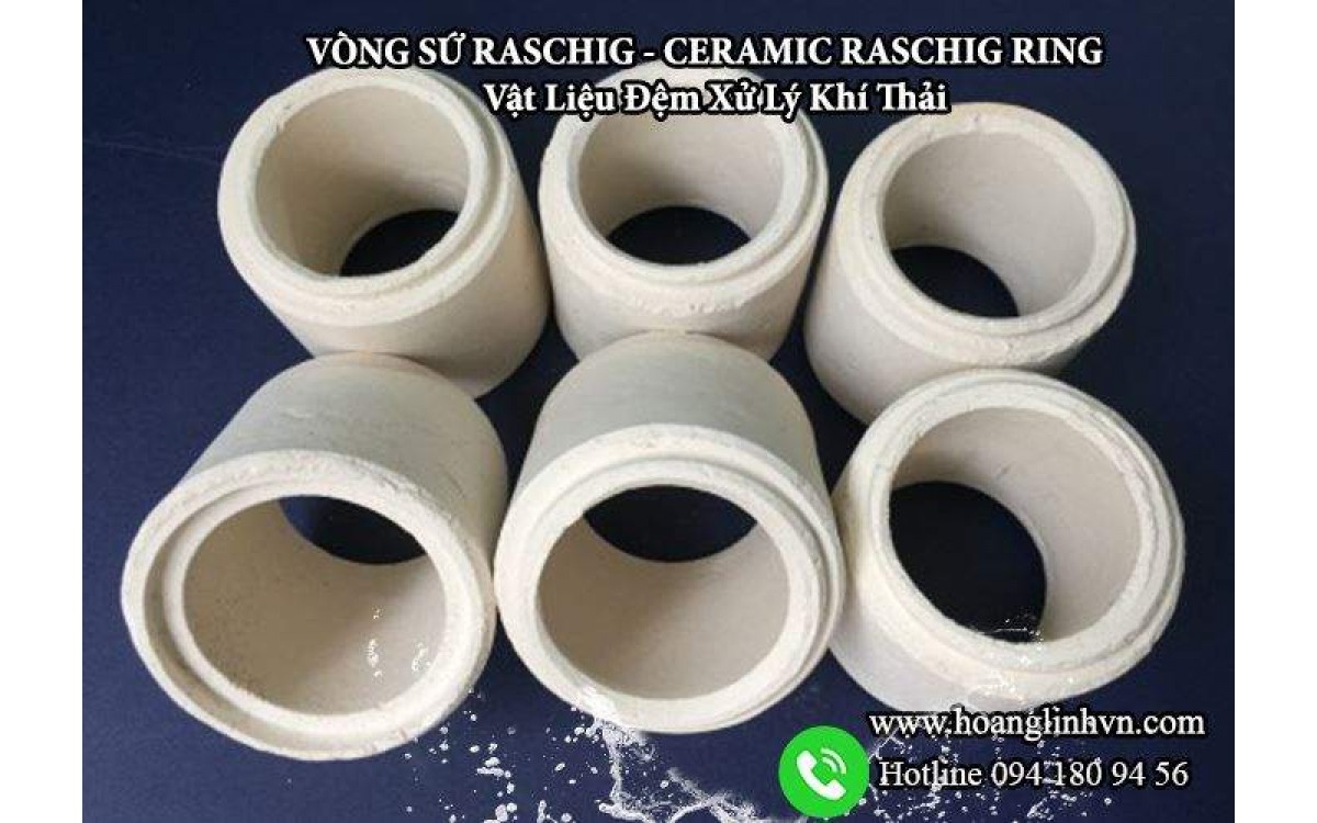 Vòng sứ khí thải công nghiệp cần có xử lý khí thải với vòng sứ Raschig