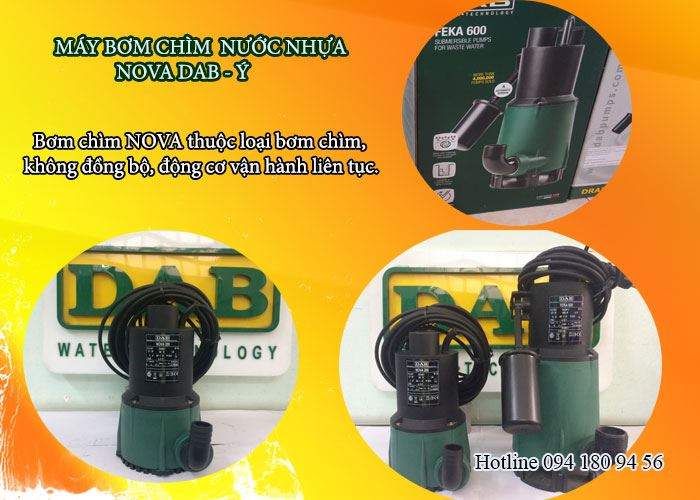 Máy bơm chìm Feka hút CHUẨN SẠCH nước thải, thoát nước mưa nhập khẩu Ý